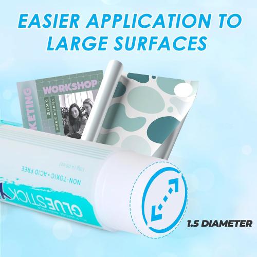 Darice Giant Glue Sticks, Large 115-gram Jumbo XL Glue Stick - Washable, Non-Toxic - Classroom School Supplies - 1 Pack 4.05oz