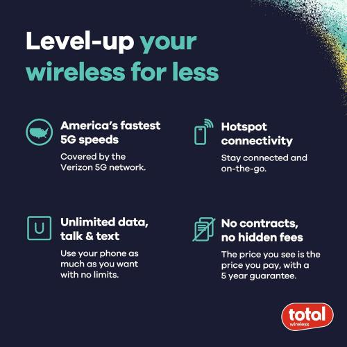 Total Wireless Majesty Pro Prepaid Carrier Locked - 4.5 Screen - 8GB - Black (U.S. Warranty)