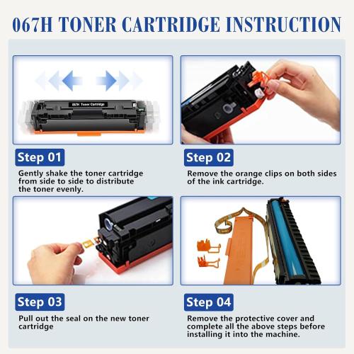 Twin Pack 067H 067 MF656Cdw Toner Cartridge 2 Pack High Yield Compatible Replacement for Canon 067H 067 for Canon imageCLASS LBP633Cdw LBP632Cdw MF653Cdw MF654Cdw MF656Cdw Printer- Black