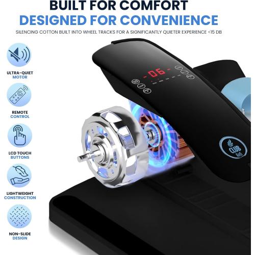 Under Desk Elliptical Machine – Electric Seated Pedal Exerciser for Seniors & Adults, Quiet Ellipse Leg Exerciser with 12-Speed Corded Electric Control, Remote, LCD Foot Pedals for Home Office Workout
