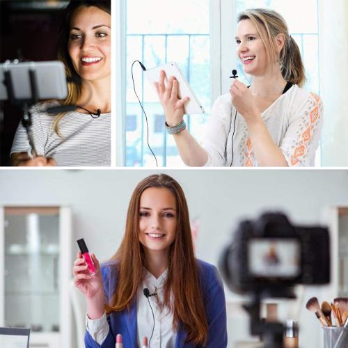 BOYA by M1 Collar Microphone for Smartphones Canon Nikon DSLR Cameras Camcorders Audio Recorder PC