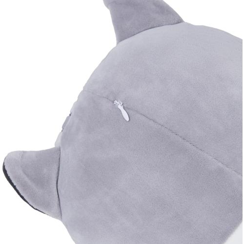 Long Cat Body Pillow for Kids, Cute Cat Stuffed Animals Gifts for Girls, Long Cat Plush Toy for Birthday, Soft Cat Plushies Pillow (Grey, 19.6in/50cm)