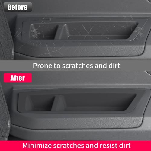 2PCS Cargo Side Storage Tray Compatible with 2025 2026 Toyota 4Runner 5 Seats Rear Trunk Side Storage Box Slot Pockets Silicone Cup Holder Organizer for 4 Runner Accessories (2PCS Cargo Tray)