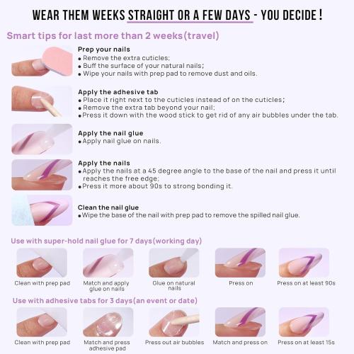 BTArtbox Press On Nails Short - Dark Red Press on Nails, Short Oval Fake Nails with Nail Glue, Fit Perfectly & Natural Reusable Stick on Nails in 16 Sizes Soft Gel Nail Kit, Coffee Bean