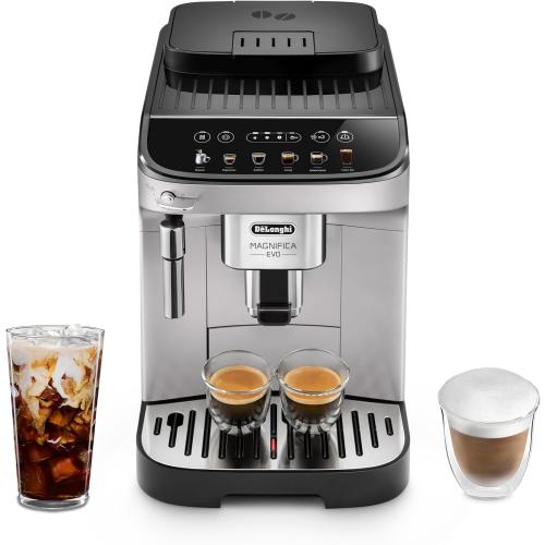 De'Longhi Magnifica Evo Automatic Espresso & Coffee Machine with Manual Milk Frother, Built-in Grinder & Auto-Clean Function - For Latte, Cappuccino, Americano, Iced Coffee, ECAM29043SB ‼️stains and could have missing parts ‼️