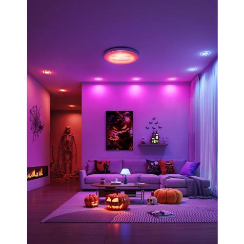 Govee Ceiling Light Ultra 21 Inch, 5000LM Smart Flush Mount Ceiling Light