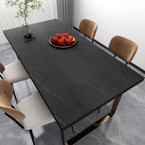 Decotalk 30x400 Black Marble Contact Paper, Countertop Contact Paper Black, Black Countertop Marble Contact Paper Peel and Stick, Black Marble Wallpaper Removable, Marble Contact Paper for Kitchen