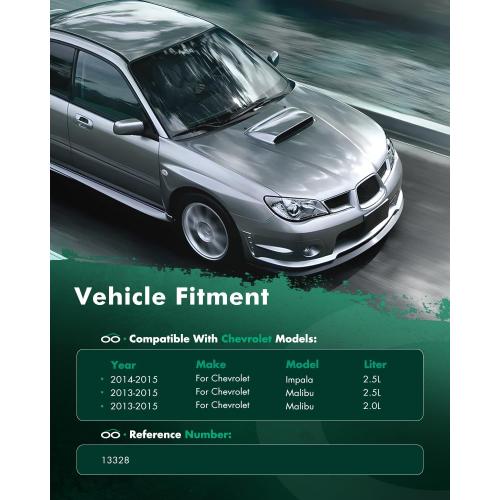 SCITOO 13328 Radiator Fit 2014-2015 for Chevrolet for Impala 2.5L 2013-2015 for Chevrolet for Malibu 2.0L 2013-2015 for Chevrolet for Malibu 2.5L