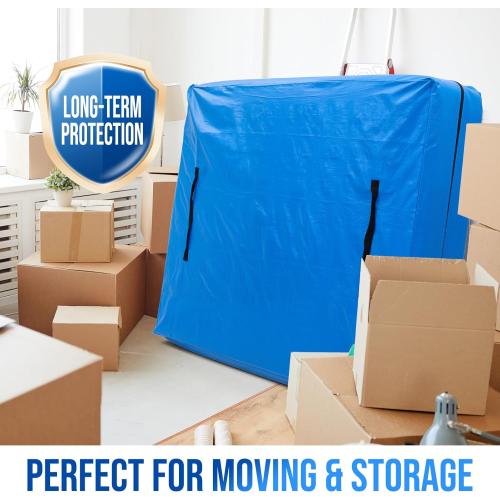 TAILI Queen Mattress Bags for Moving and Storage, Heavy Duty Moving Supplies Mattress Cover with Reinforced Handles, Storage Cover Essentials Packing Protector