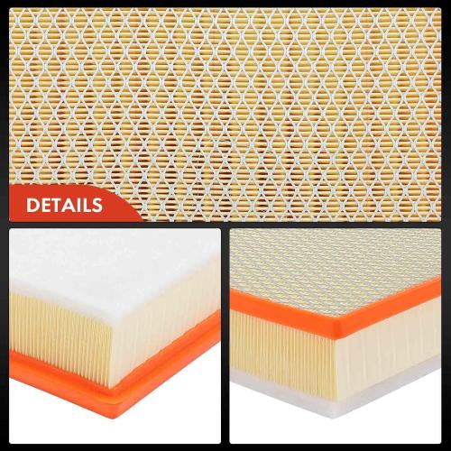 A-Premium Engine Air Filter Compatible with Toyota Models - Sequoia 2014-2022, Tacoma 2016-2023, Tundra 2013-2021, 3.5L 4.0L 4.6L 5.7L, Replace# 17801-0P100
