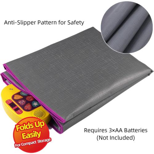 SUNLIN Dance Mat Toys for Girls Ages 3-10 | Dance Pad with LED Lights, Adjustable Volume, 9 Built-in Music, 7 Game Modes, 5 Challenge Levels | Christmas Birthday Gifts for 3 4 5 6 7 8  Years Old Girl