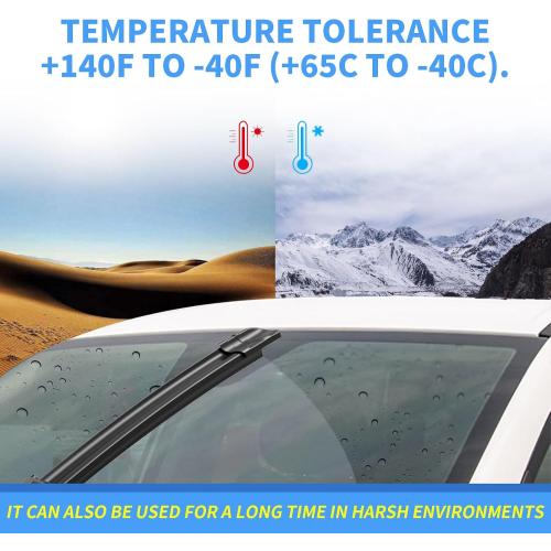 22 20 Silicone Wiper Blades Replacement For Toyota Tacoma 2017-2023