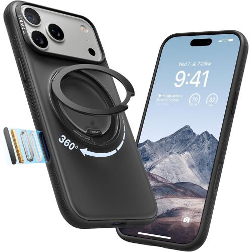 TORRAS 360 Magnetic Stand for iPhone 17 Pro Max Case, O3 Fitness Series