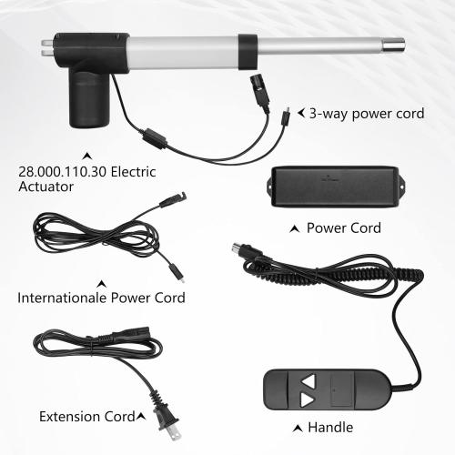 Feikeer 1.28.000.131.30 Electric Recliner Actuator Replacement Kit, Lift Chairs Motor Actuator, DC24V for Lift Chair Linear Actuator Motor, Electric Recliner Motor