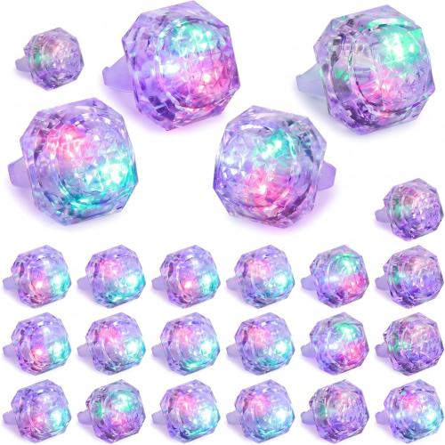 Hicarer 8 Pcs LED Light up Rings Bachelorette Party Favors, Colorful