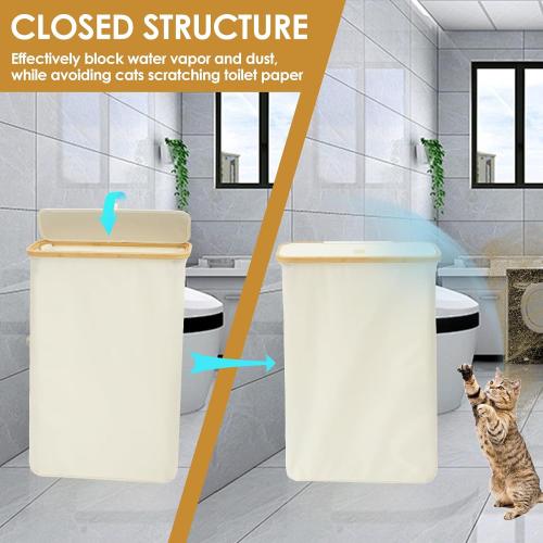 Toilet Paper Storage, Large Capacity Bin for 24 Rolls, Toilet Paper Basket Organizer Basket, Bathroom Roll Holder Stand Bathroom Accessories Organizer (White)