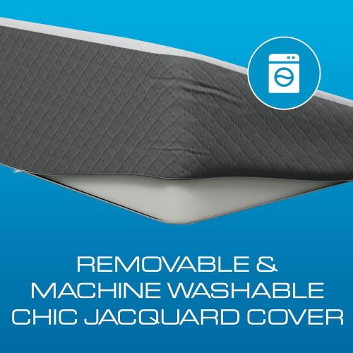 Kolbs Extra Wide Bed Wedge Pillow for Sleep Apnea, Acid Reflux, and Back Pain Relief, with Chic Jacquard Cover - Headboard GERD Pillow Wedges for Sleeping (Extra Wide 7.5 Height)