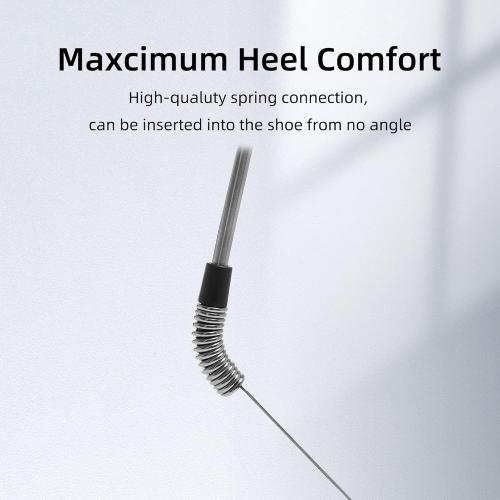 Fanwer Extendable Shoe Horn Long Handle for Seniors, Twist to Lock, 16 to 31Adjustable, Stainless Steel Telescopic Shoehorn for Men Women, Metal Travel Shoe Horn, Shoe Helper Tool