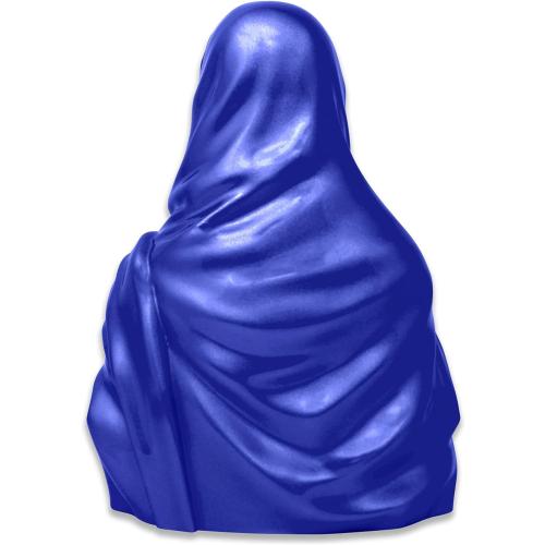 MUSART Exclusive Mona Lisa Statue Home Decor Limited Edition of 100 Urethane Resin with Urethane Glass Coat 10 Inches Height 3 Lbs (Blue)