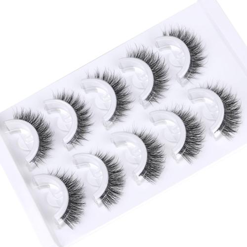 Black Natural Self Adhesive Lashes Cat Eye Lashes Wispy Self Adhesive Eyelashes No Glue Needed D-Curly Reusable Natural Strip Lashes Cat Eye False Eyelashes Natural Look by Zegaine