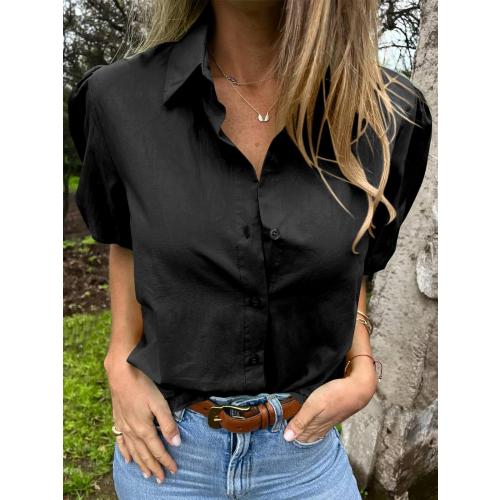 size-2XL-Tankaneo Women's Button Down Shirts  Casual