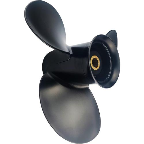 CAPTAIN Outboard Propeller fit Mercury TOHATSU 9.9-20 HP, 14 Spline Tooth Board Prop,OEM RH Aluminum Propellers for 9.9HP 12HP 15HP 18HP 20HP,MFS,MSFMFS, 9.9 HP Bigfoot