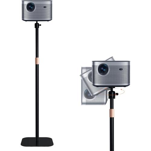 Projector Stand, 360°Swivel, Adjustable Height 23''-53'', Projector Mount Bracket, Against Wall Hidden Stand,Compatible with Home Office Video Vlog DVR Camera