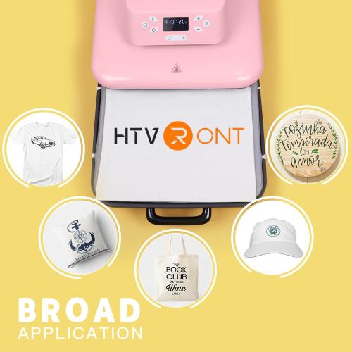 HTVRONT Auto Heat Press Machine for T Shirts - 15x15 Intelligent Press Machine with Auto Release - Auto-Off & Heats Up Fast, Smart Heat Press for HTV, Sublimation, Heat Transfer Projects