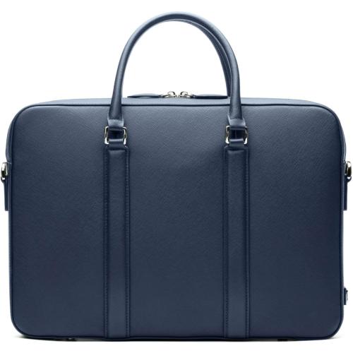 Maverick & Co. Manhattan Leather Laptop Bag – 16” Briefcase for Men, Stylish Business Travel & Work Bag, Fits Laptop, Durable