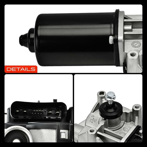A-Premium Front Windshield Wiper Motor with 12-Pin