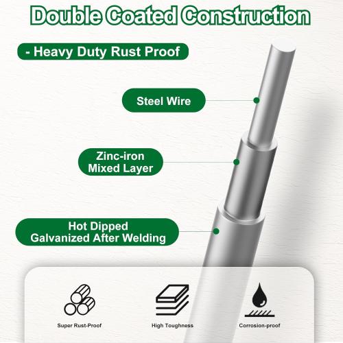 Hardware Cloth Size  1/2 Inch 48 x 100 ft 19 Hot - Dipped Galvanized After Welding. Ideal for Chicken, Rabbit, Snake Cages and Fencing.