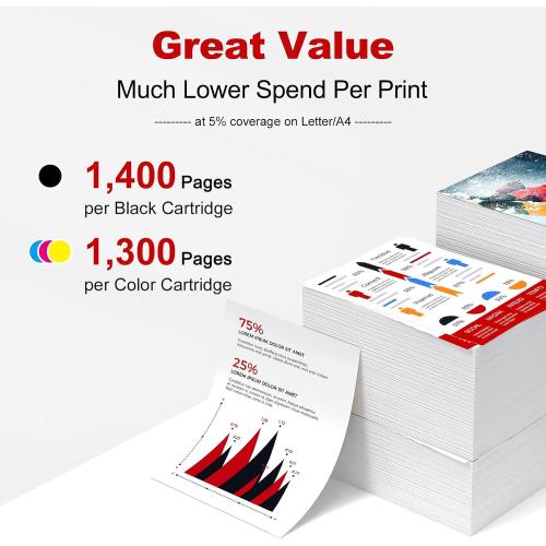067 Toner Cartridge Set 4 Pack Compatible Replacement for Canon 067 Toner Cartridge Set for use with Canon Color imageCLASS MF650 LBP630 Series LBP632Cdw MF654Cdw MF653Cdw MF656Cdw MF652Cw Printer