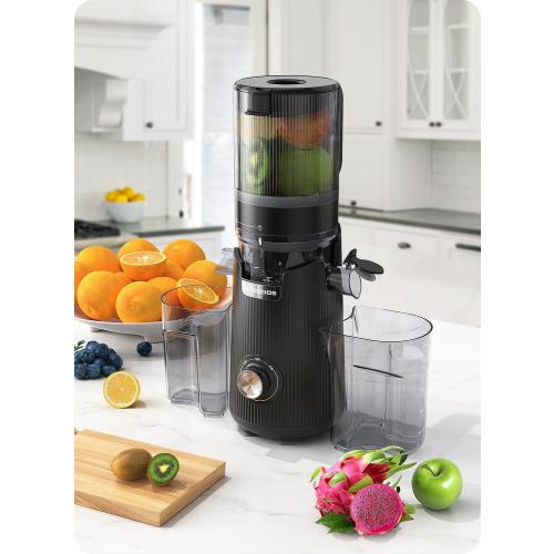 ACOQOOS Juicer Machines, 5.3 Wide Chute for Whole Fruit and Vegetable,1.8L Auto-Feed Time-Saver, Slow Masticating High Yield, Easy to Clean Cold Press Juicer with 2 Cups