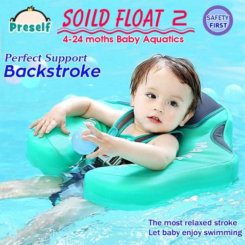 Color Pink  Baby Solid Float Ring Infant Toddler Safety Aquatics Swim Floating Swimming Pool School Training (Pink)
