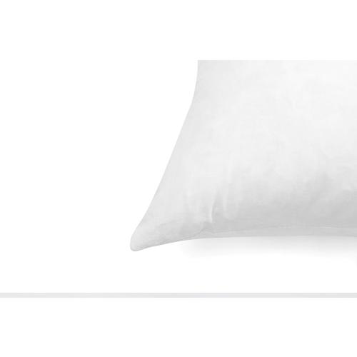 Luxury Goose Down Feather Pillow Inserts - 20x20IN, Double Layered Down-Proof Design, Ultra-Soft Cover, High Fill Weight, Pack of 2, White