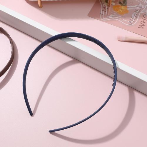 STOBAZA 4 Pcs Non-slip Thin Elastic Headbands for Glasses Women Lightweight Plastic Hairbands for Everyday Use with Comfortable Secure Fit in Black White Khaki Dark Blue