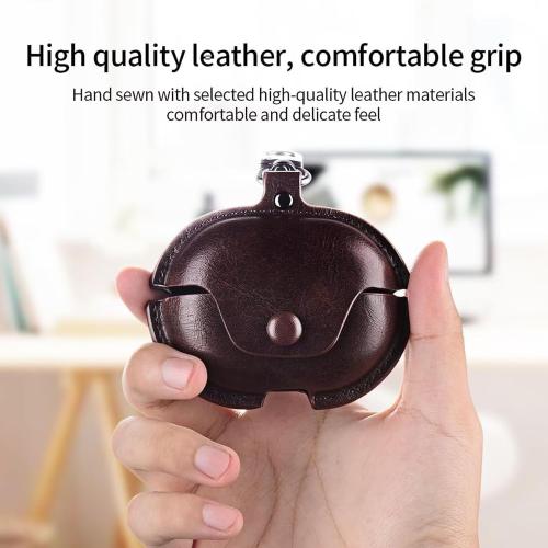 Headphones Cases for Huawei Free Clip 2 Case Cover,Earphone Protective Cover,Scratch-Proof,Shock-Proof Business PU Leather Cases Covers for Huawei Free Clip 2