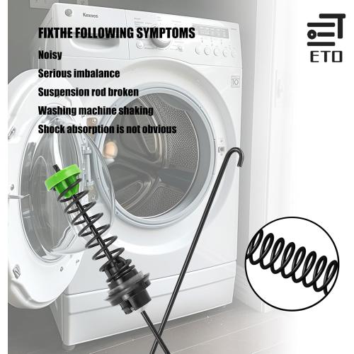 W11130362 Washer Suspension Rod Kit Compatible with Whirlpool Maytag Kenmore Washer WTW5000DW2 WTW5000DW3 WTW5000DW1 MVWX655DW1 MVWC565FW1, Replacement W10594080 W10735786 W10748956 W10780040