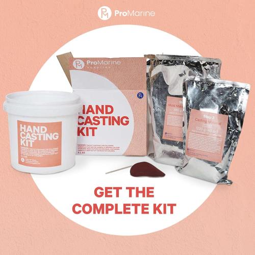 Hand Casting Kit Pro Marine 4-Liter Kit - DIY Mold-Maker for Creating Hand Sculptures, Unique Arts and Crafts Gift, for Couples, Weddings, Anniversaries, and Family Keepsakes