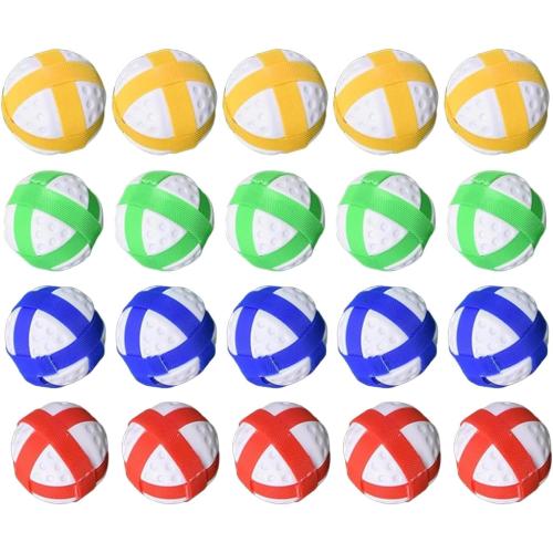 Golf Sticky Balls Hook and Loop Balls Versatile Lightweight Portable Sturdy Teens Interactive Fun Game Accessories