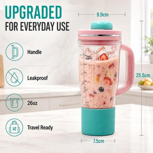 26oz Travel Cup with Lid for Ninja BlendBOSS Personal Blender