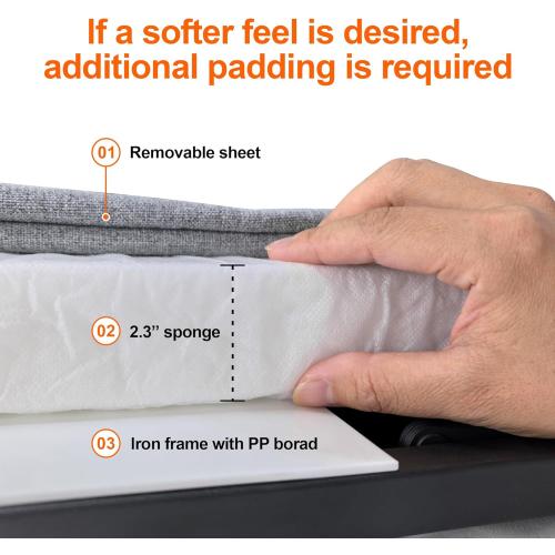 Electric Power Lifting Adjustable Bed Back Rest for Patient Back Lumbar Support, Assist Elderly to Get Out of Bed Easily, Removeable Bedrails with Pocket