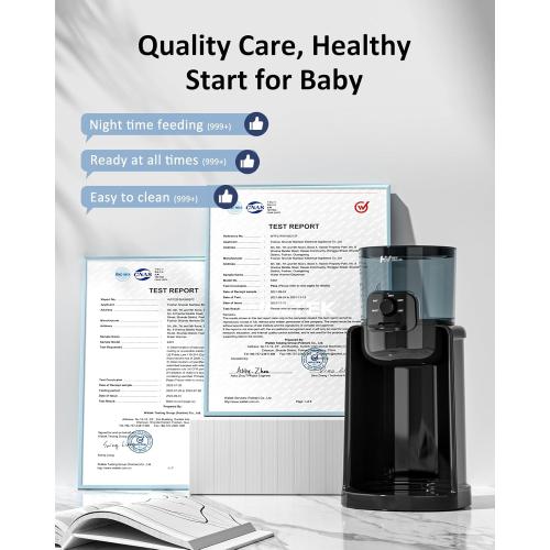 Water Warmer, HEYVALUE Baby Bottle Warmer, Formula Maker with Night Light, 4 Temperature Control & 72H Keep Warm, Detachable Tank, Instantly Dispenses Warm Water, Feed Baby More Easier and Healthier