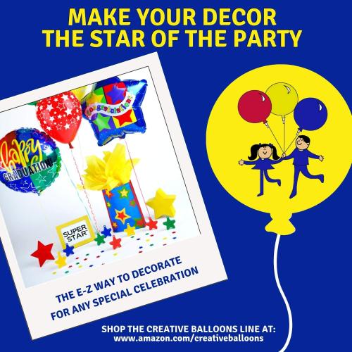 Creative Balloons™ Mfg. Inc. Cube Weight Balloon Weight, 65 Gram, Metallic Silver, 10 Piece
