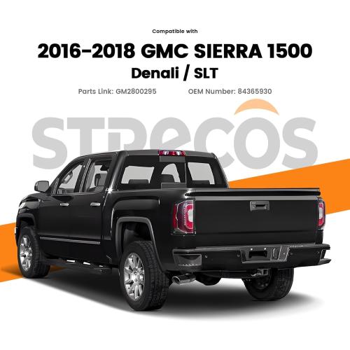 Led Tail Light Compatible with 2016 2017 2018 GMC Sierra 1500 Denali SLT Taillight Rear Brake Signal Lamp Assembly Replace OEM #84365930 84233587 (Left Driver Side)