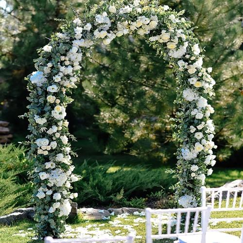10PCS Fake Rose Garland, 7.5Ft Artificial Vines Flowers Hanging Rose Vine forfor Table Wedding Backdrop Arch Wall Party Mantle Festival Decor