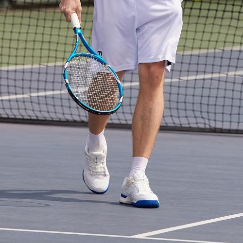 FitVille Men‘s Wide Pickleball Shoes All Court Tennis Shoes with Arch Support for Plantar Fasciitis