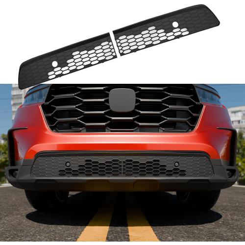 Front Bumper Mesh Cover Compatible with 2023-2025 Honda Pilot (Not for 2026) Front Grill Mesh Cover Lower Grille Guard Air Intake Grid Insert ABS Protection for 2024 Pilot Accessories