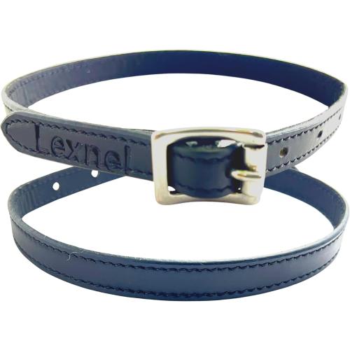 Equestrian Leather English Spur Straps – 1/2 Inch Wide, 17 Inches Long, Leather spur Strap Black Stainless Steel Buckles 1 Pair (Pack of 2)