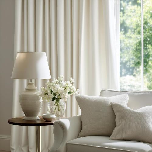‼️may have stains ‼️120 Inch Long Ivory Velvet Curtains Luxury Minimalist Pinch Pleated Light Blocking Thermal Drapes for Bedroom/Guest Room,Floor to Ceiling Curtain Panels with Rod Pocket and Hooks,2 Panels,10 FT